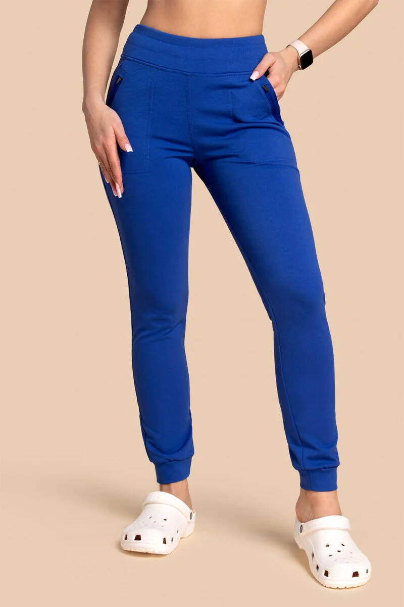 Spodnie medyczne damskie – Scrubs Joggery chabrowe