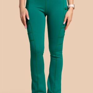 Spodnie medyczne damskie – Scrubs Yoga Pants zielone
