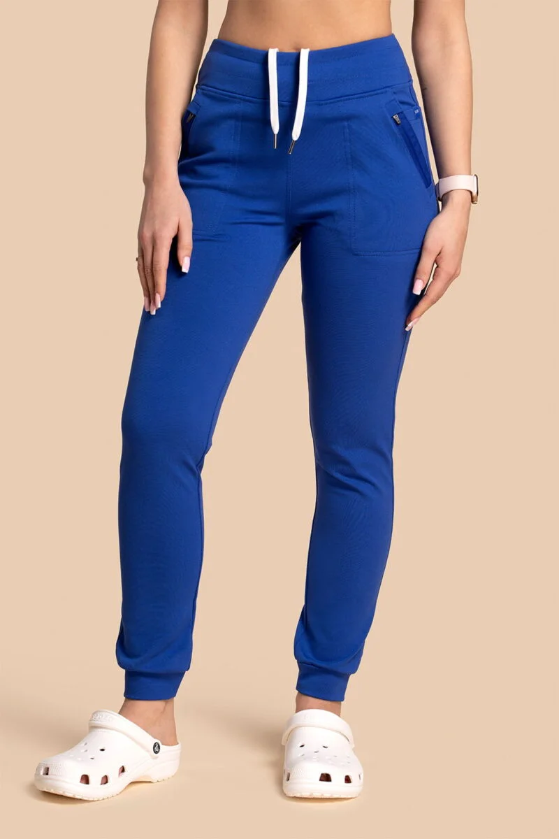 Spodnie medyczne damskie – Scrubs Joggery chabrowe