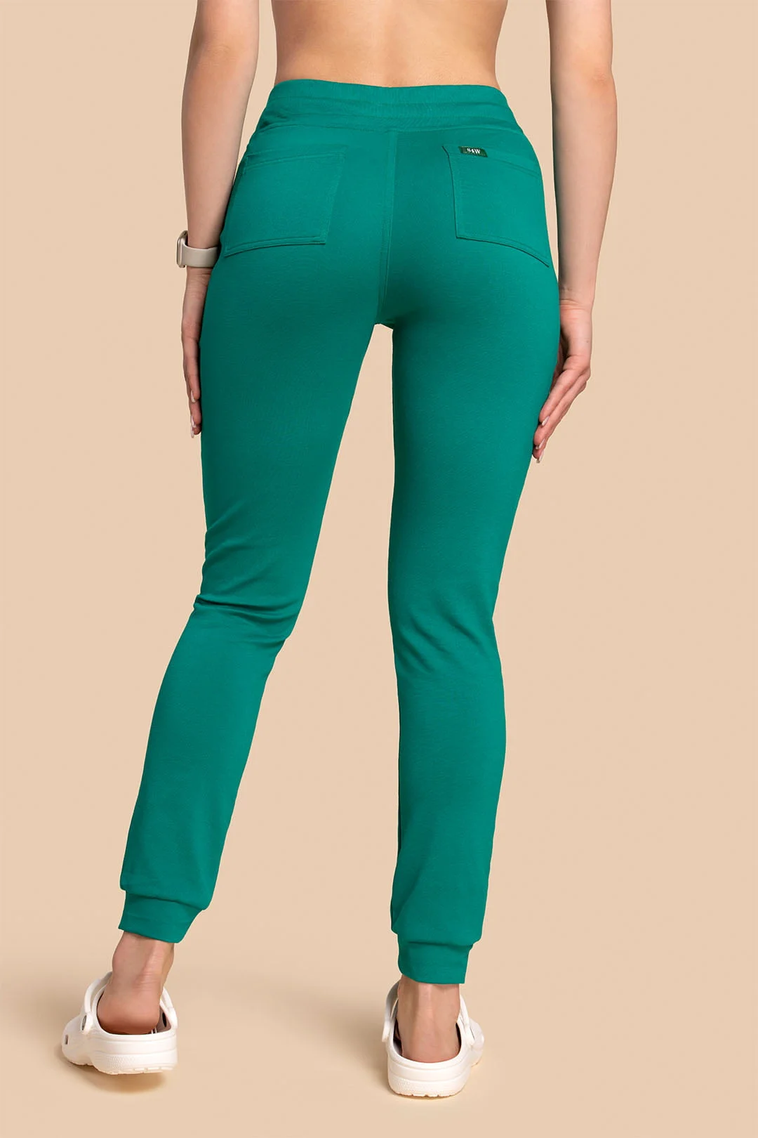Spodnie medyczne damskie – Scrubs Joggery zielone