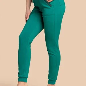 Spodnie medyczne damskie – Scrubs Joggery zielone