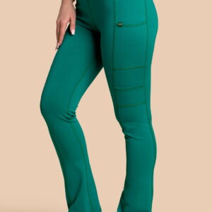 Spodnie medyczne damskie – Scrubs Yoga Pants zielone