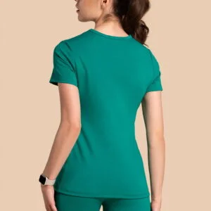 Bluza medyczna damska – Scrubs Twozip zielony