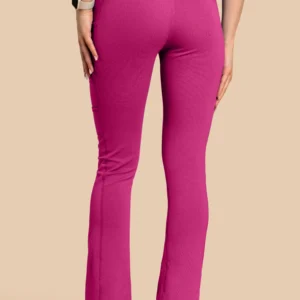 Spodnie-Medyczne-Damskie-Scrubs-Yoga-Pants-Magenta