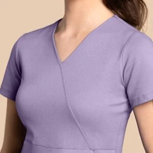 Bluza medyczna damska – Scrubs Tulip liliowa