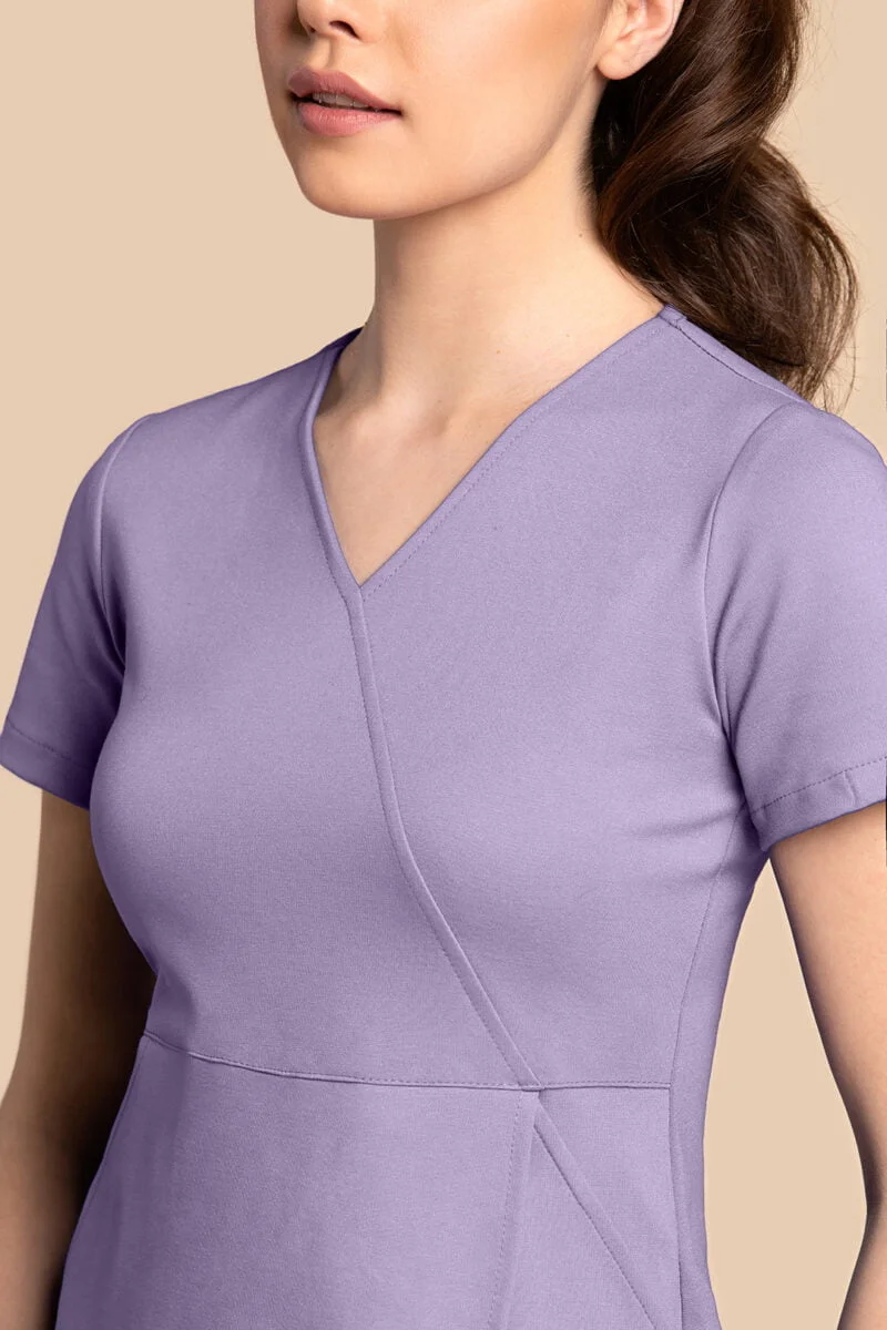 Bluza medyczna damska – Scrubs Tulip liliowa