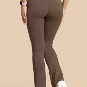 Spodnie medyczne damskie – Scrubs Yoga Pants brązowe