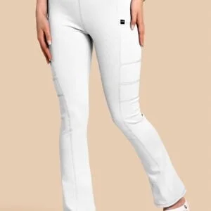 Spodnie medyczne damskie – Scrubs Yoga Pants białe