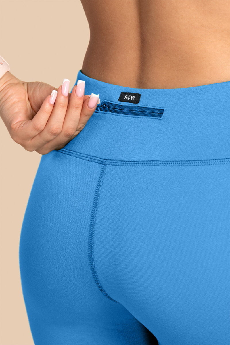 Spodnie medyczne damskie – Scrubs Yoga Pants niebieskie