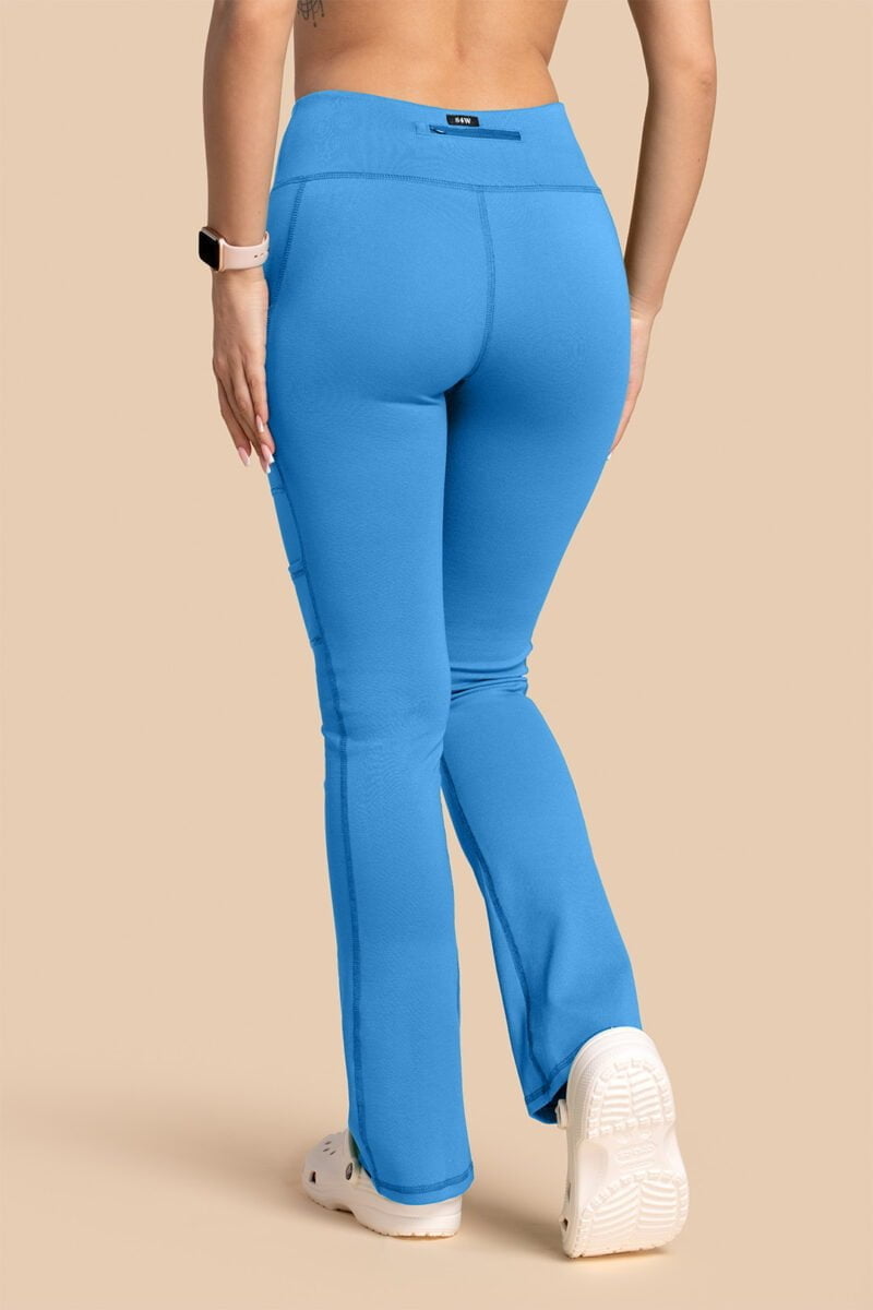 Spodnie medyczne damskie – Scrubs Yoga Pants niebieskie