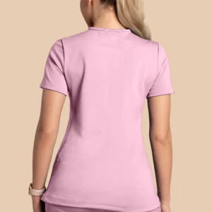 Bluza medyczna damska – Scrubs Twozip cukierkowy róż