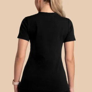 Bluza medyczna damska – Scrubs Twozip czarna
