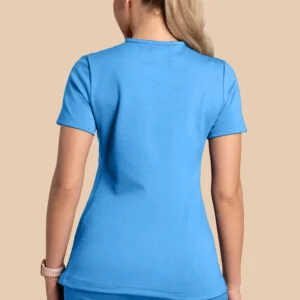 Bluza medyczna damska – Scrubs Twozip niebieska