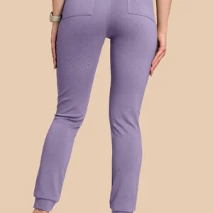 Spodnie medyczne damskie – Scrubs Joggery liliowe