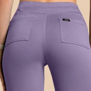 Spodnie medyczne damskie – Scrubs Joggery liliowe