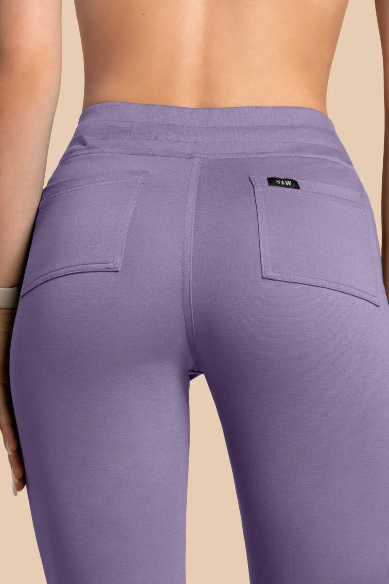 Spodnie medyczne damskie – Scrubs Joggery liliowe