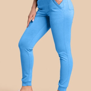 Spodnie medyczne damskie – Scrubs Joggery niebieskie