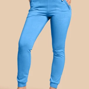 Spodnie medyczne damskie – Scrubs Joggery niebieskie