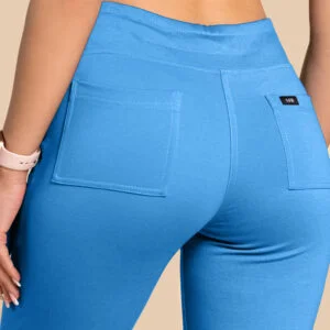 Spodnie medyczne damskie – Scrubs Joggery niebieskie