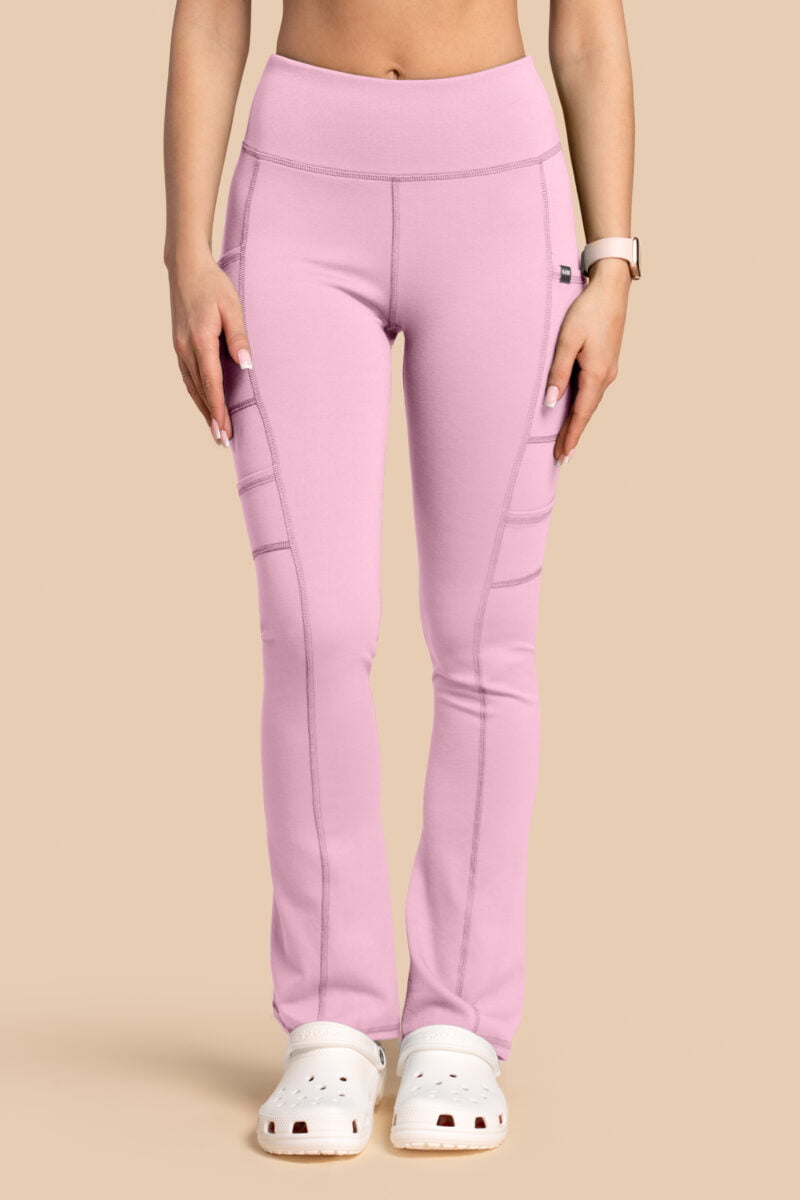 Spodnie medyczne damskie – Scrubs Yoga Pants cukierkowy róż