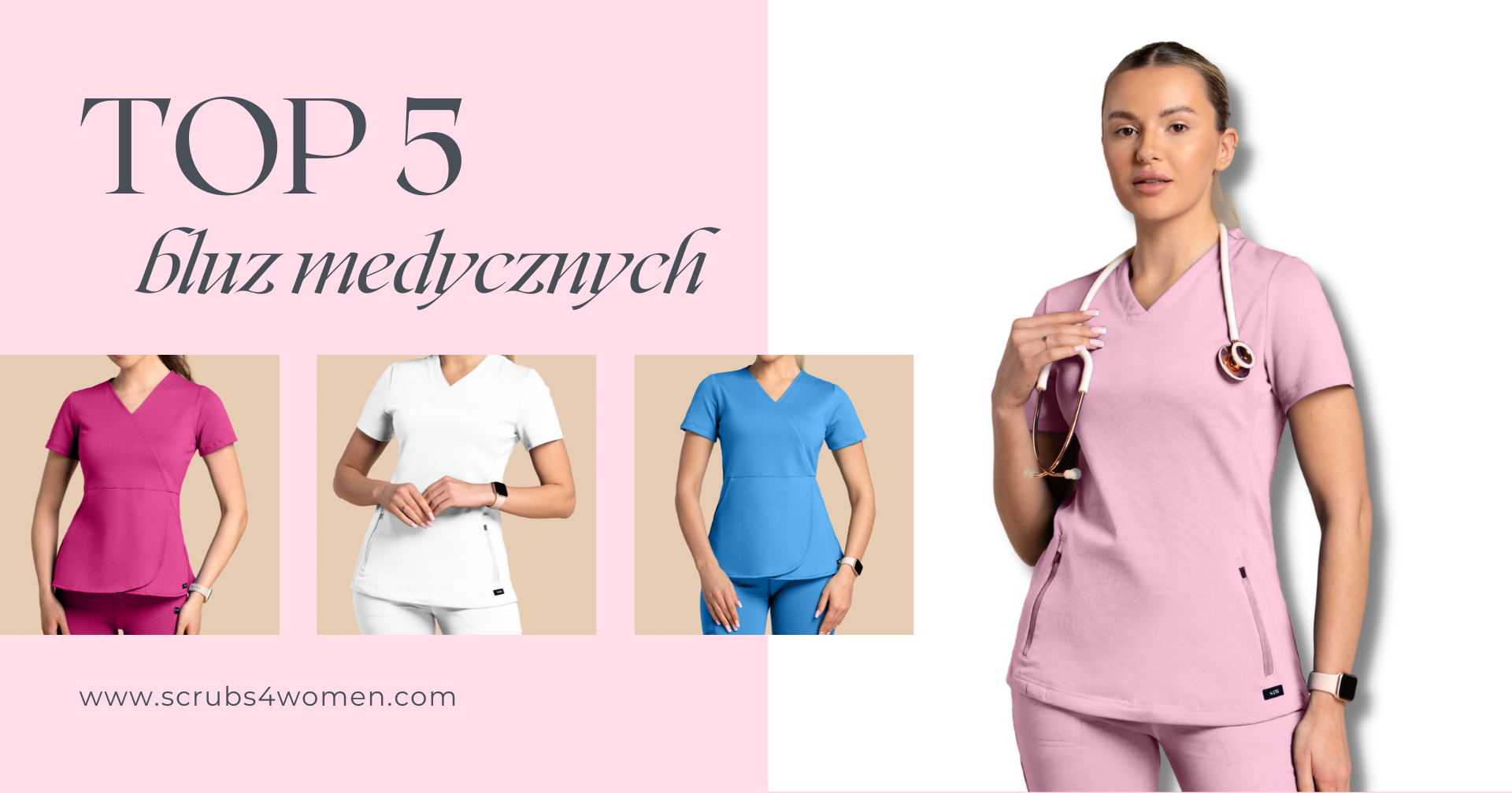 Wybieramy TOP 5 bluz medycznych dla pielęgniarek