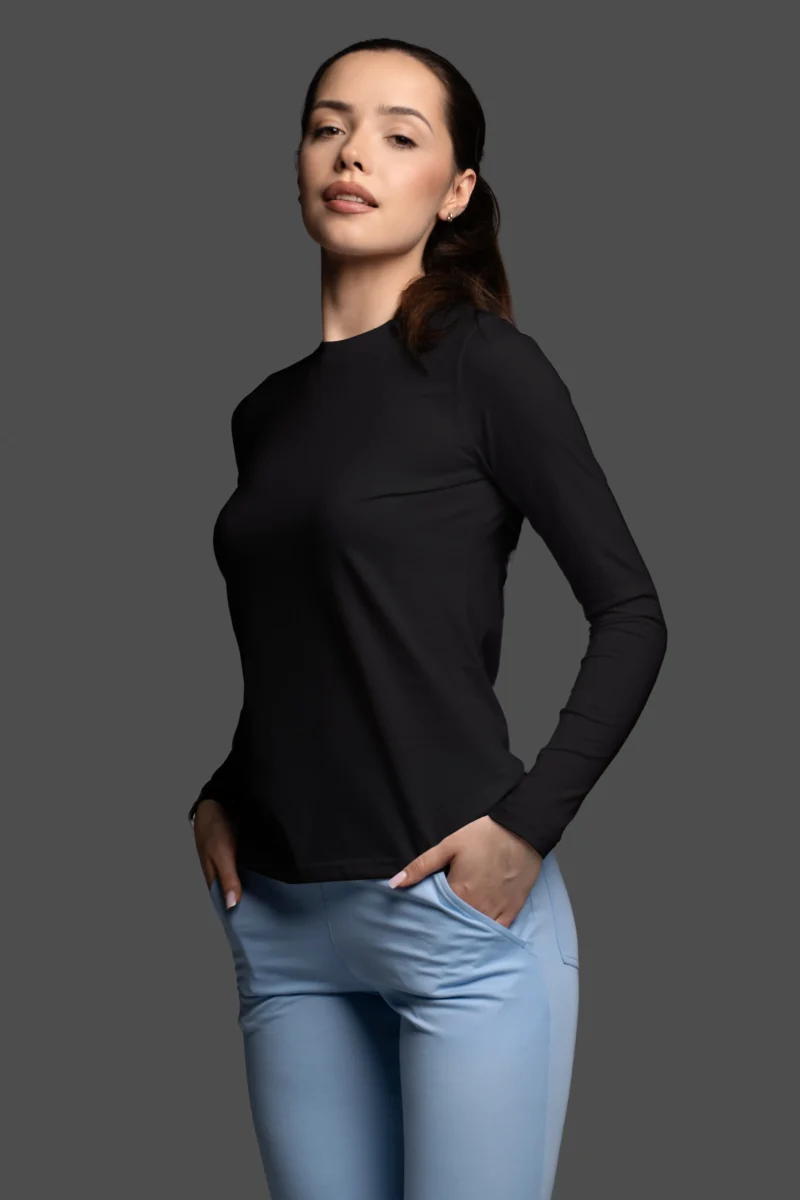 Bluza medyczna damska - Underscrubs czarna