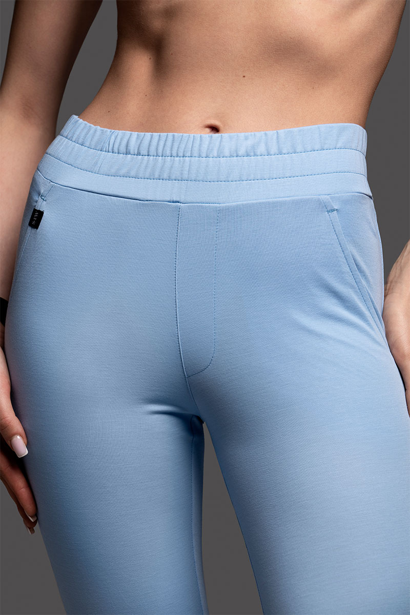 Spodnie Medyczne Damskie - Scrubs Classic Pants Light Niebieskie