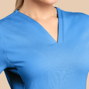 Bluza medyczna damska - Scrubs V-Top Niebieska