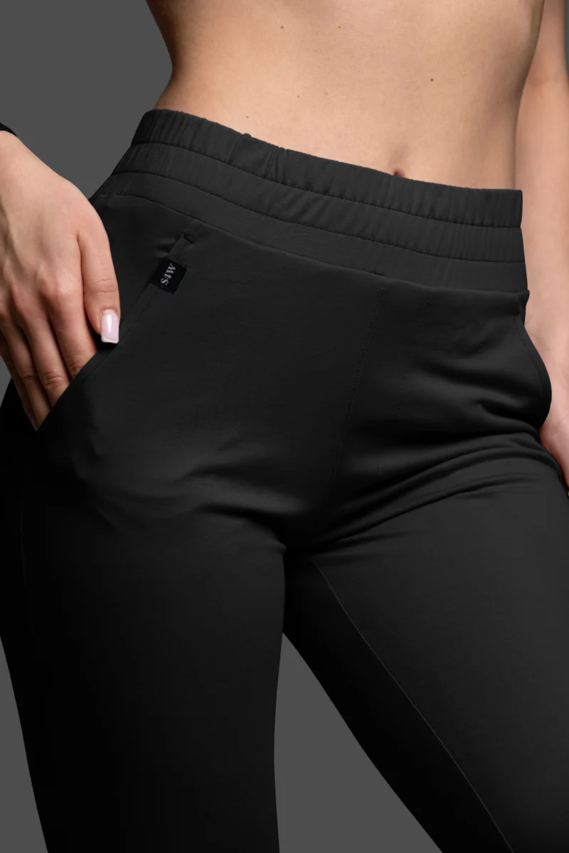 Spodnie Medyczne Damskie - Scrubs Classic Pants Light czarny (2)