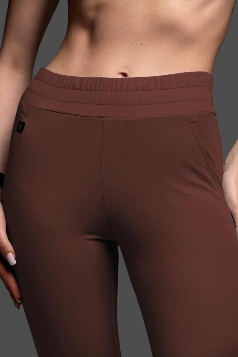 Spodnie Medyczne Damskie - Scrubs Classic Pants Light czekoladowy braz