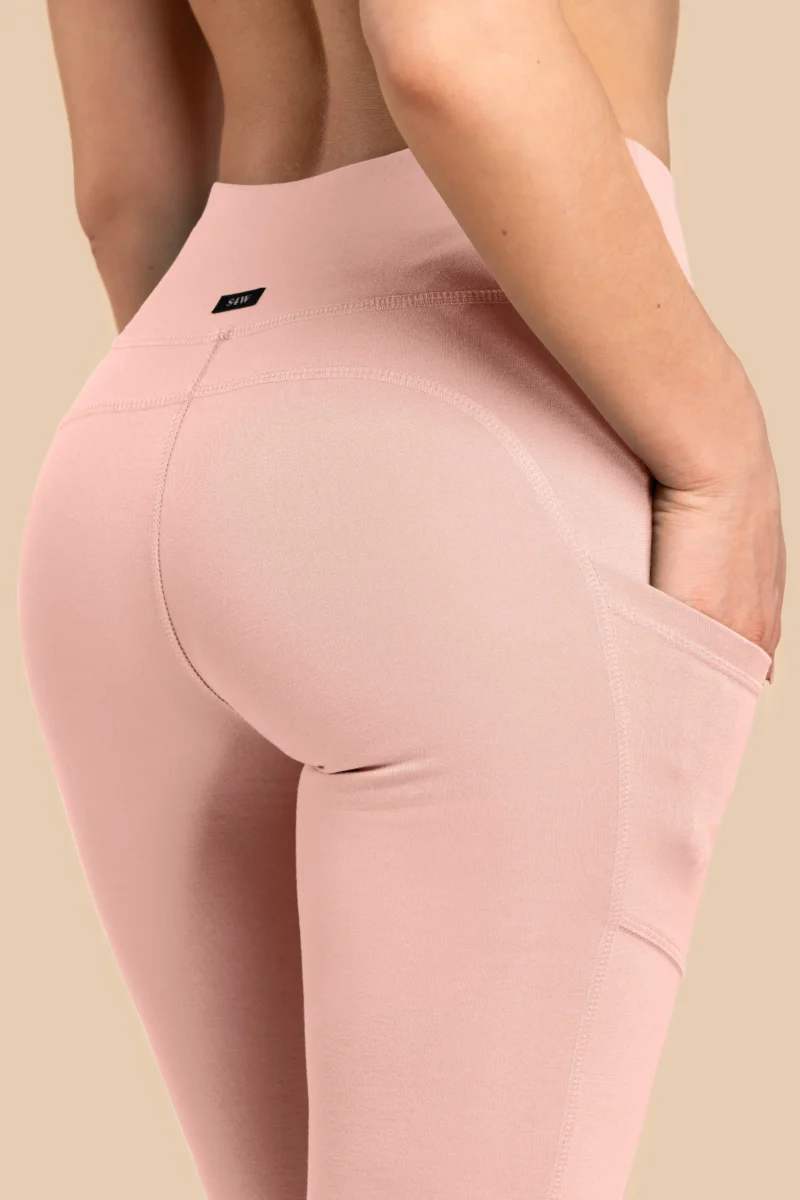 Spodnie Medyczne Damskie - Scrubs Skinny Pants Różowe